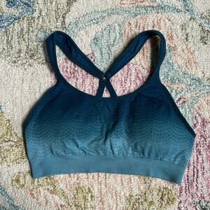 Blue ombre sports‎ bra